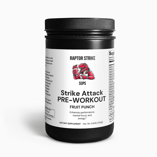 Strike Attack  Pre-Workout Powder (Fruit Punch)